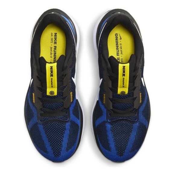 Nike Air Zoom Structure 25 - Men Running Shoes Black Racer Blue DZ3488-003 NEW - Picture 5 of 8